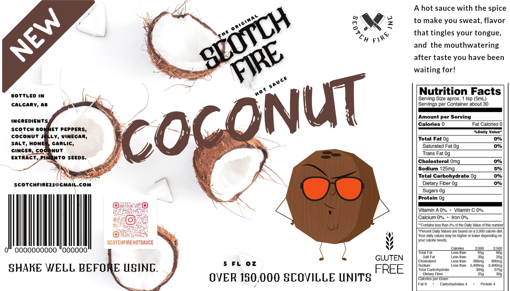 Scotch Fire - Coconut Hot Sauce